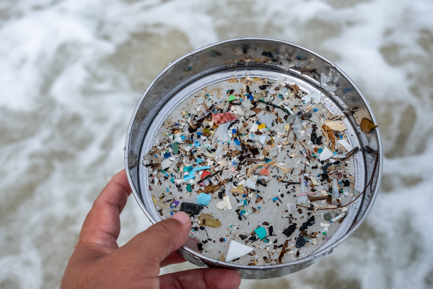 Microplastics Pieces