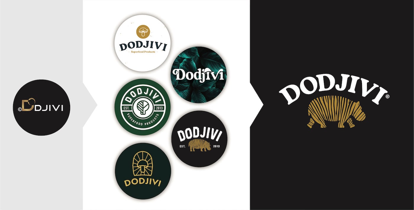 Dodjivi Logo Evolution